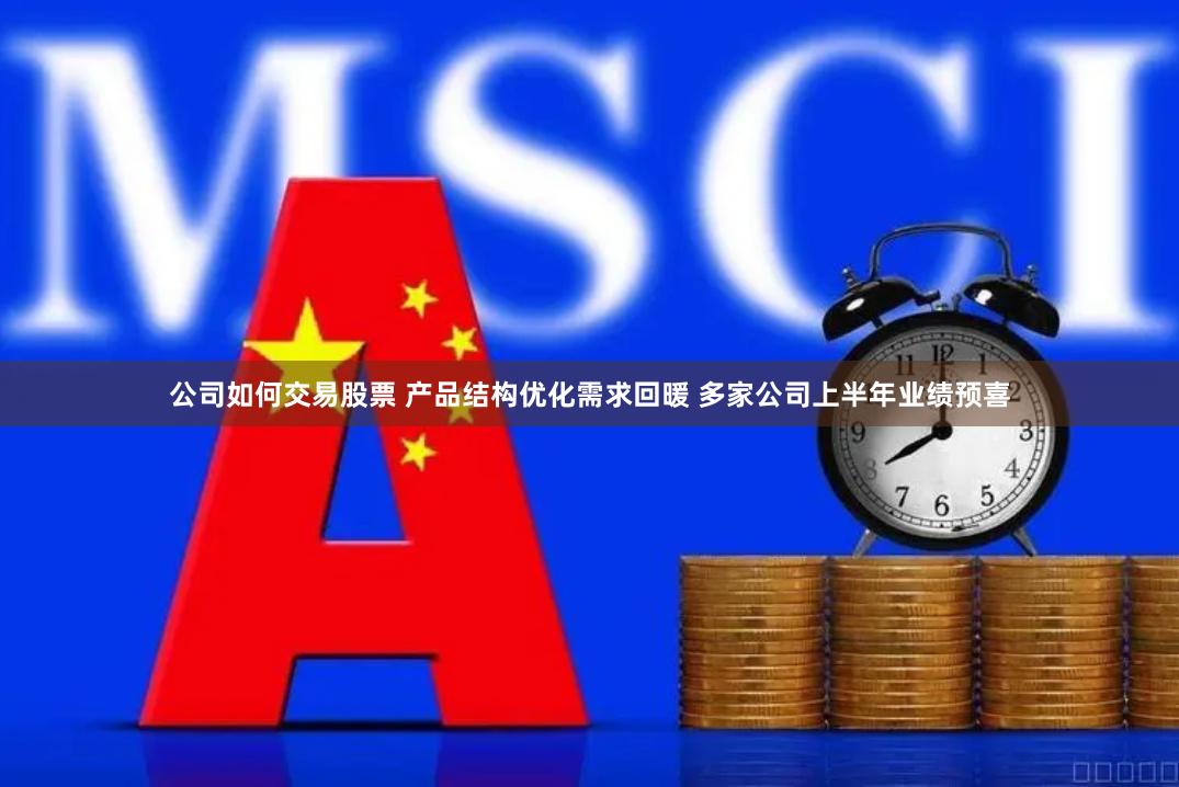 公司如何交易股票 产品结构优化需求回暖 多家公司上半年业绩预喜